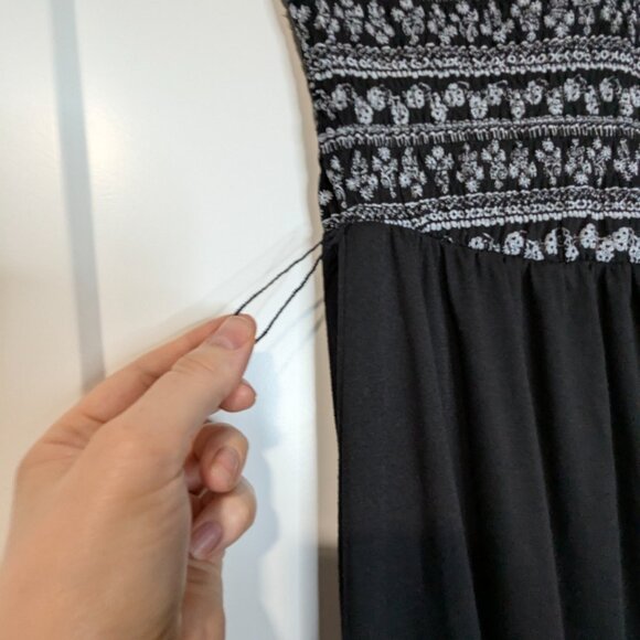 ✨ No Boundaries Black & White Summer Maxi Dress (Size M 7–9) 🖤🤍👗 - Picture 7 of 12